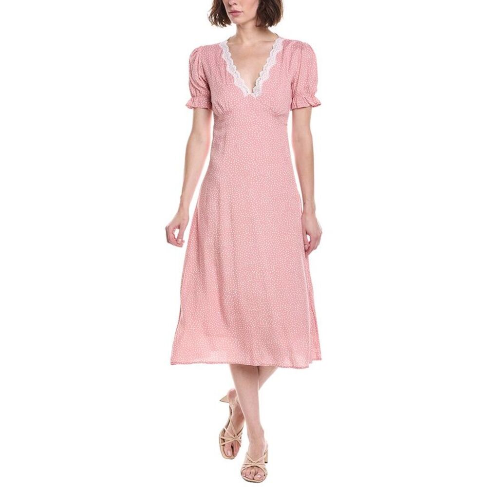 Colette Rose Womens  Midi Dress, Pink